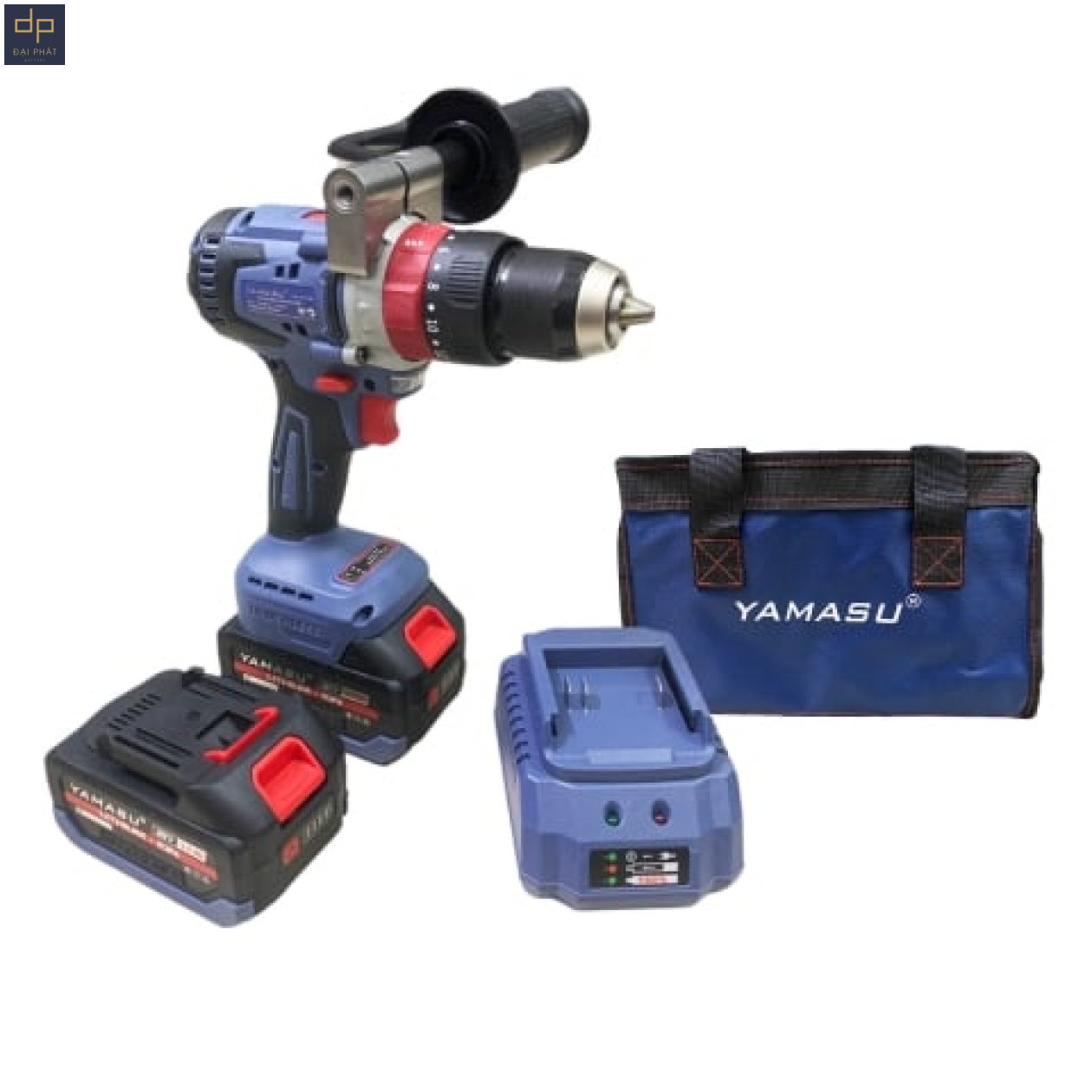 Máy bắn vít yamasu M16cv, bộ 2 pin 1 sạc