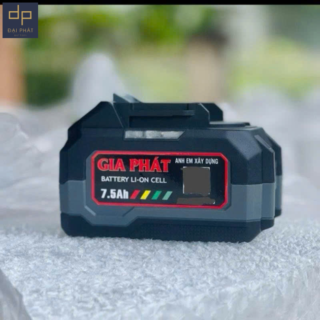 Máy Pin Gia Phát 7.5ah bản tiêu chuẩn
